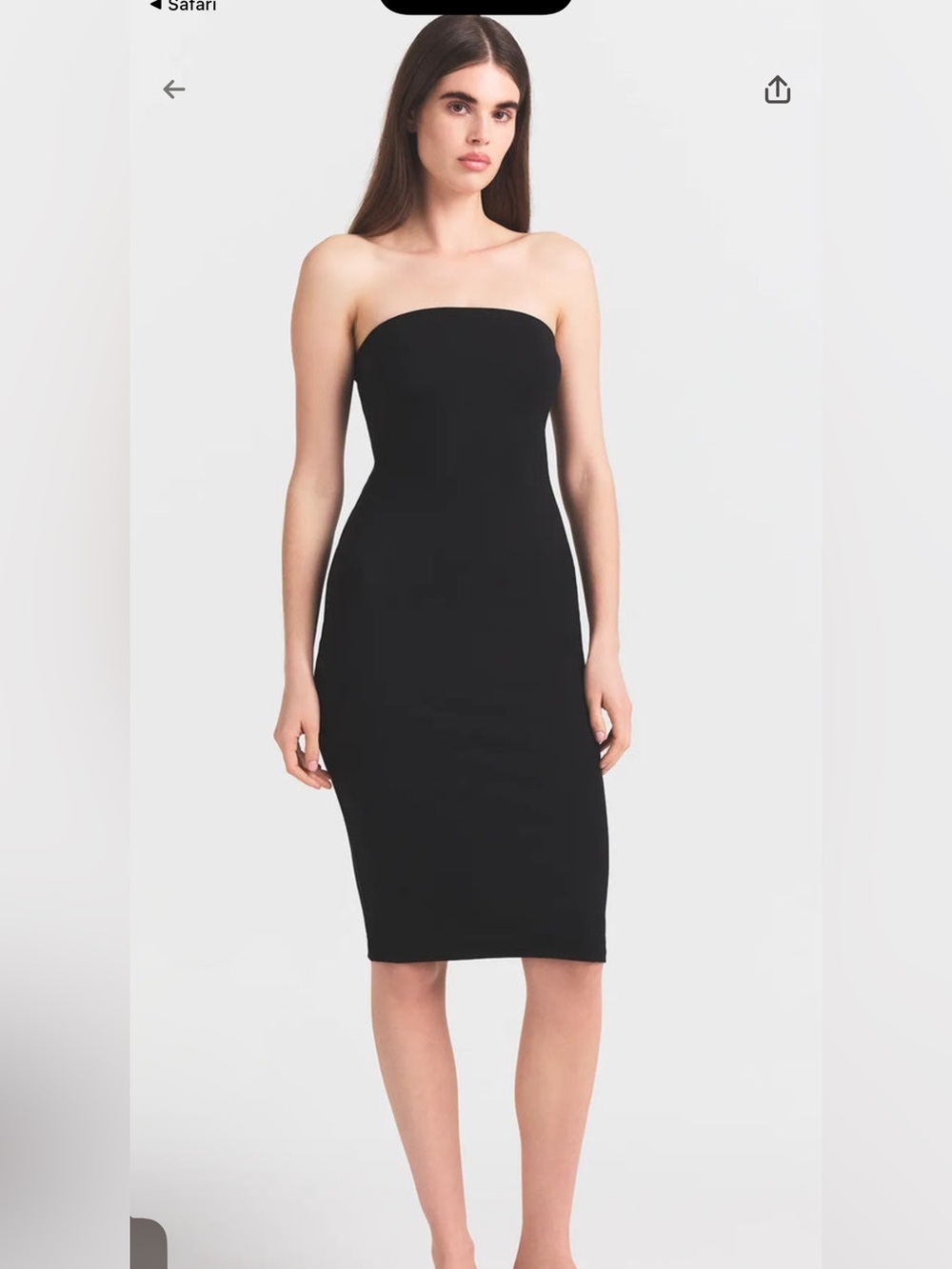 SKIMS the essential collection Midi dress